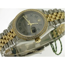 Rolex Datejust 36mm ref. 126283RBR-0021 Jubilee acciaio oro giallo 18kt Wimbledon nuovo